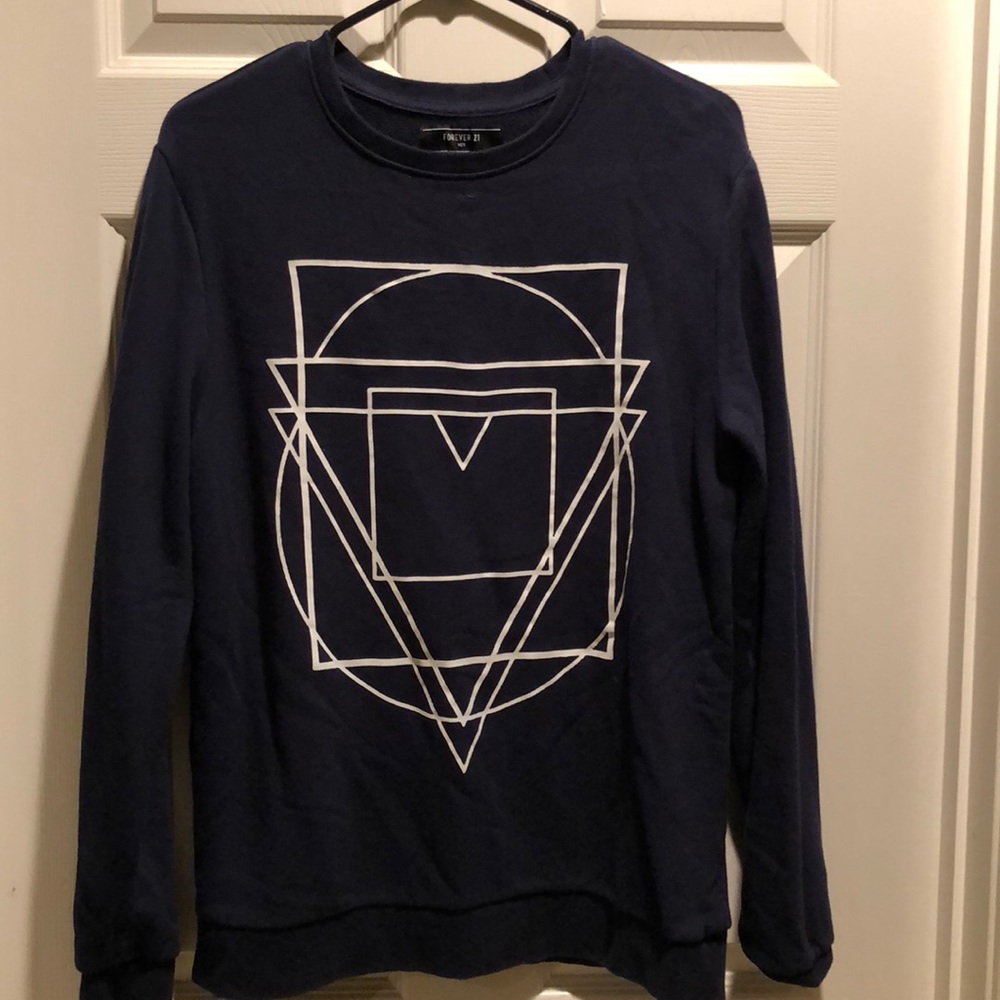 F21 Blue Sweater
